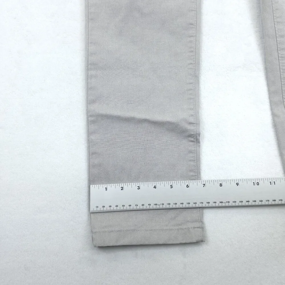 J Crew Pants Men's 31x30 Gray Chino Gray Slim Preppy